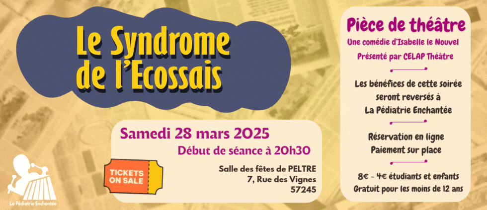 Une soirée théâtrale pour colorer l’hôpital des enfants !