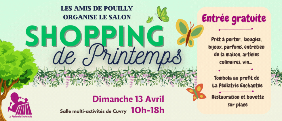 Les Amis de Pouilly soutiennent La Pédiatrie Enchantée